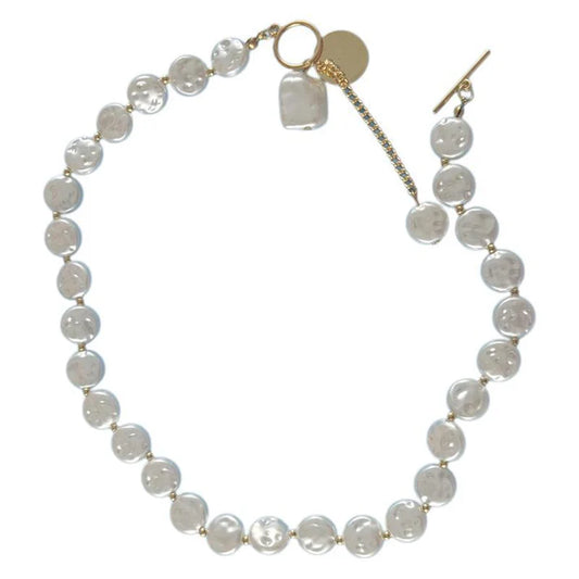 Japanese And Korean Light Luxury High Quality Shaped Pearl Necklace